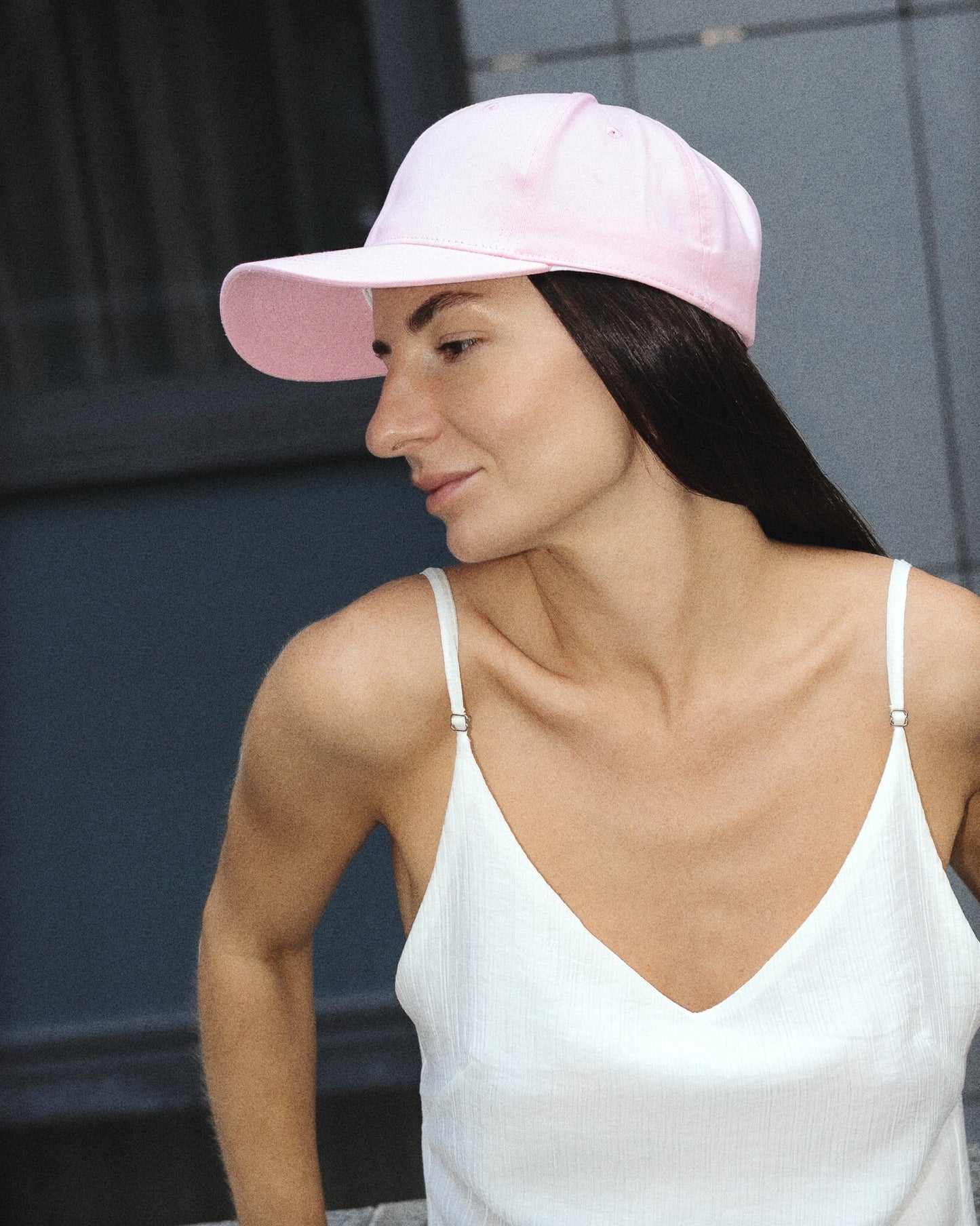 Pink Cotton Cap