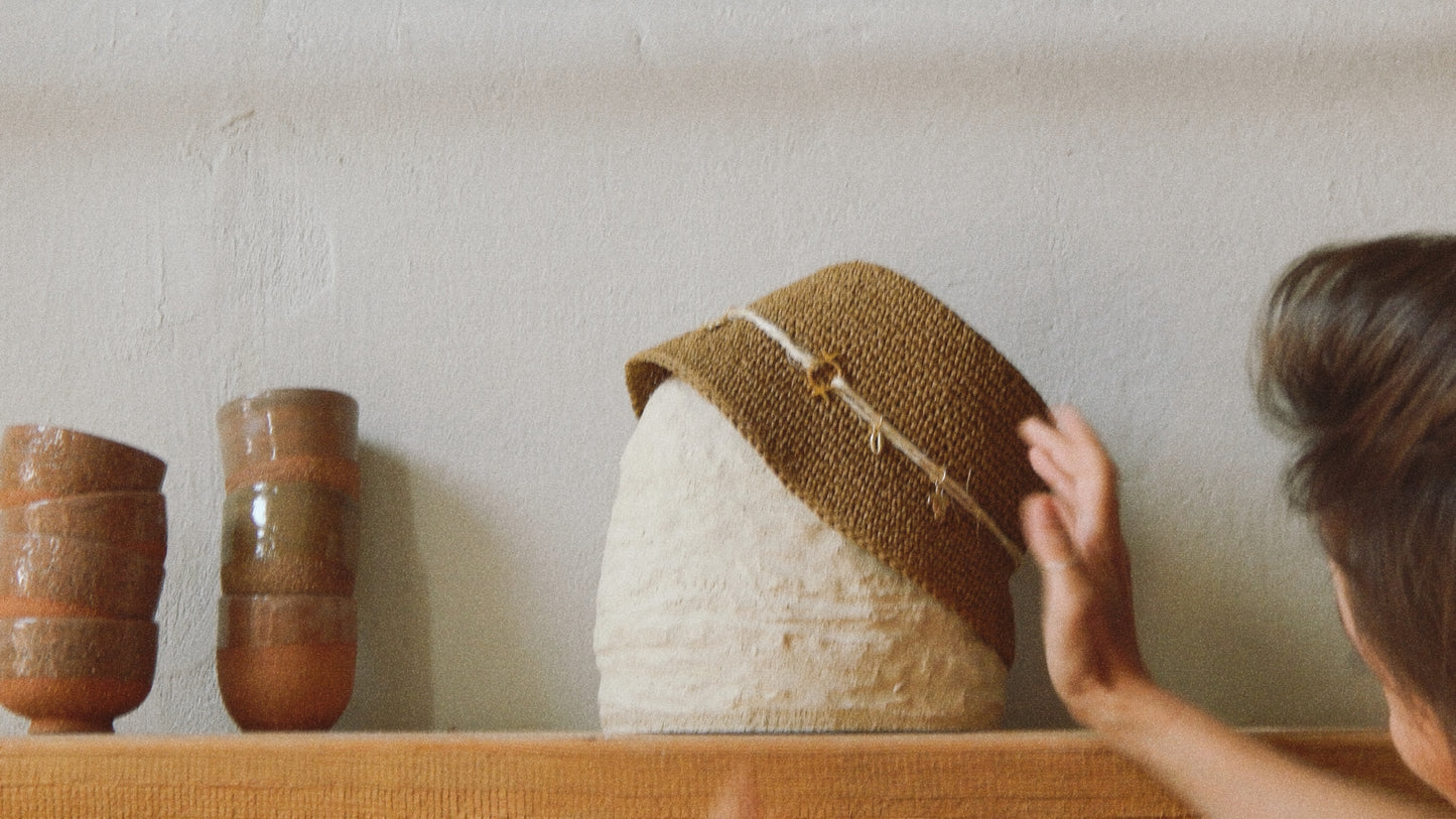 Natural Raffia Bucket Hat