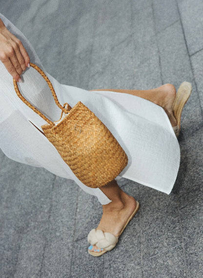 Straw Baby Bag