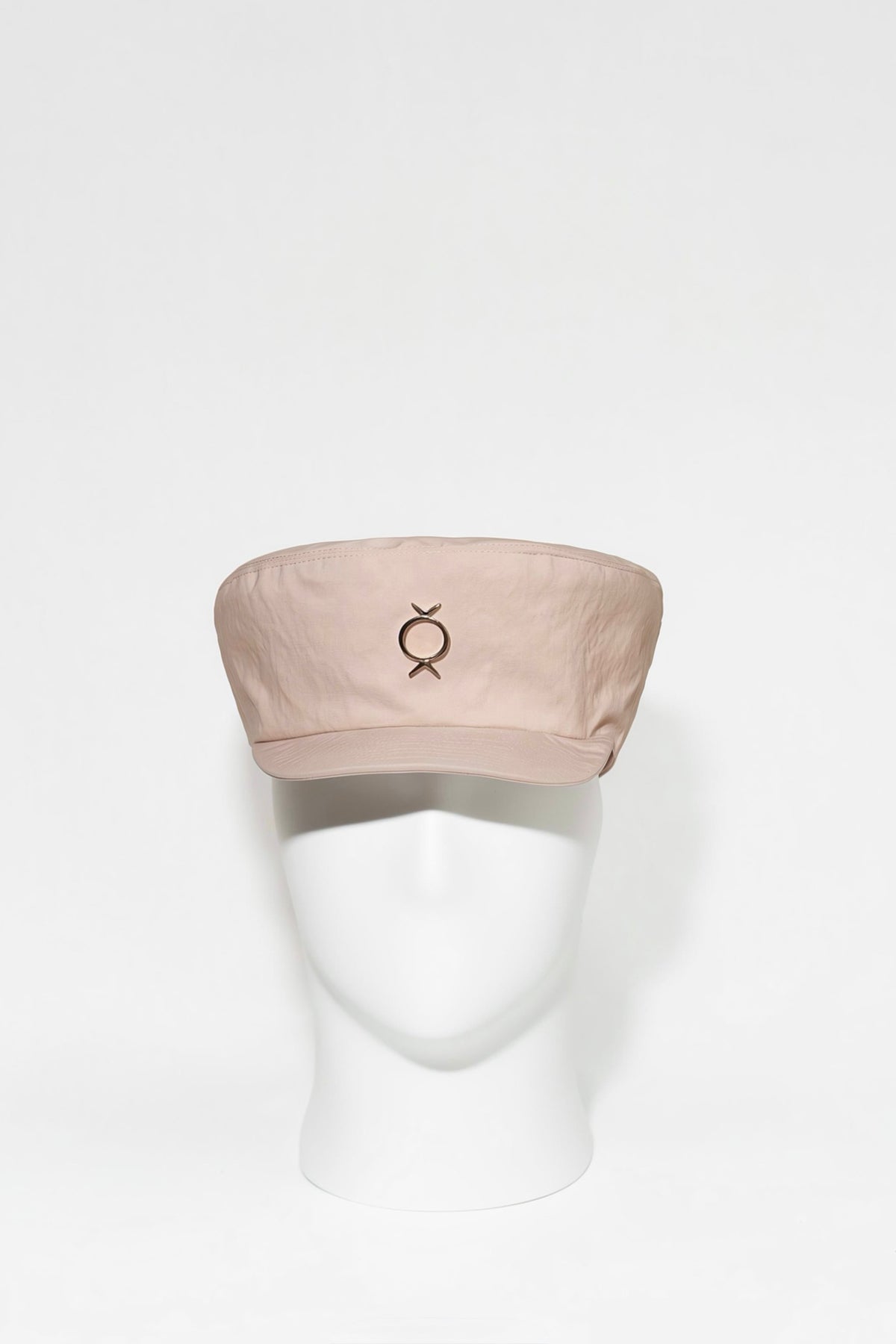 Beige Trench Baker Cap