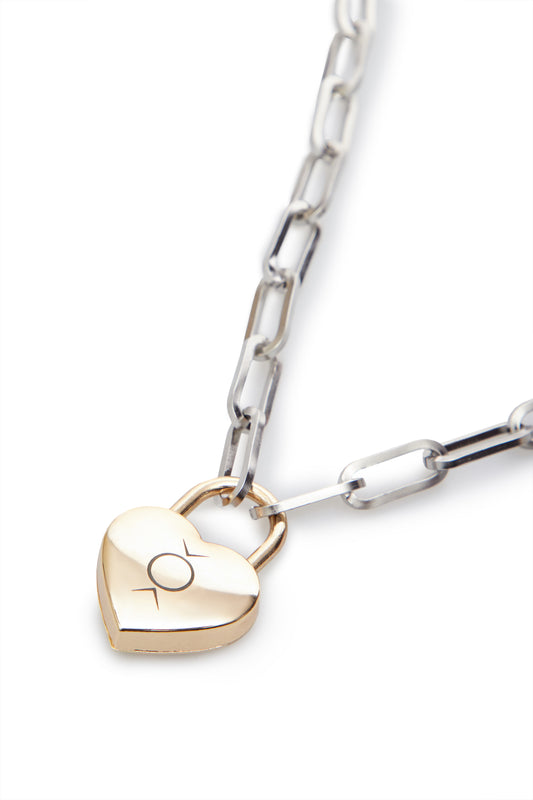 Chain Heart Lock
