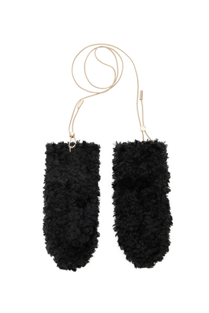 Black Lamb Mittens