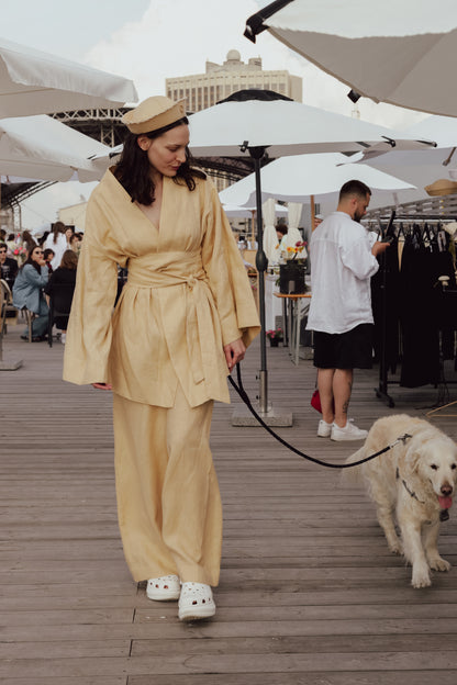 Chapeau de Mer en Lin Sable