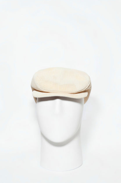 Cream Velvet Kepi