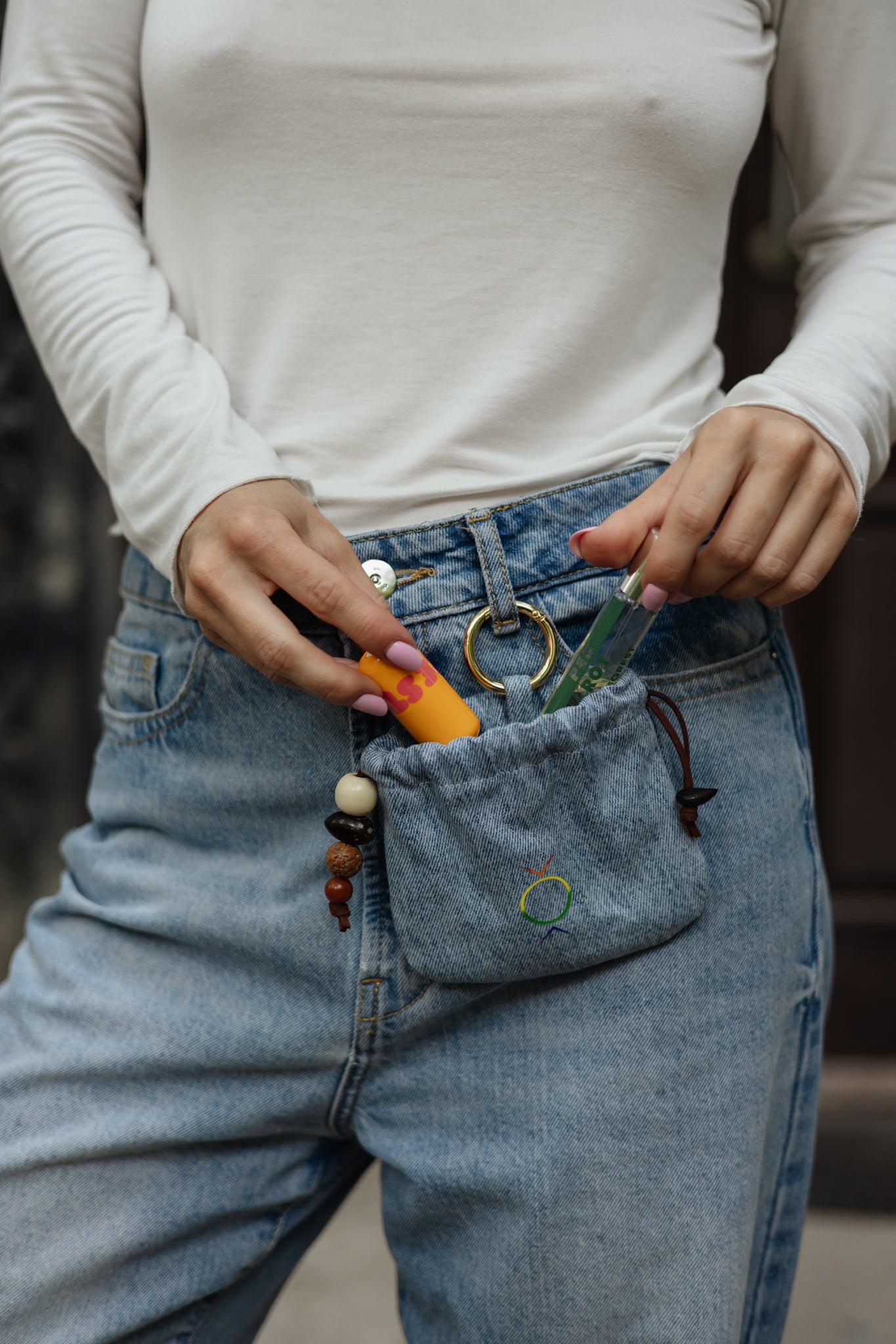 Pocket Mini Bag Jeans