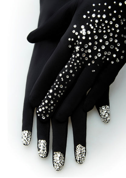 Black Champagne Gloves