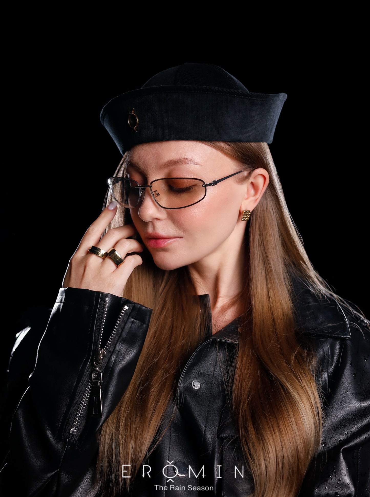 Black Velvet Sea Hat