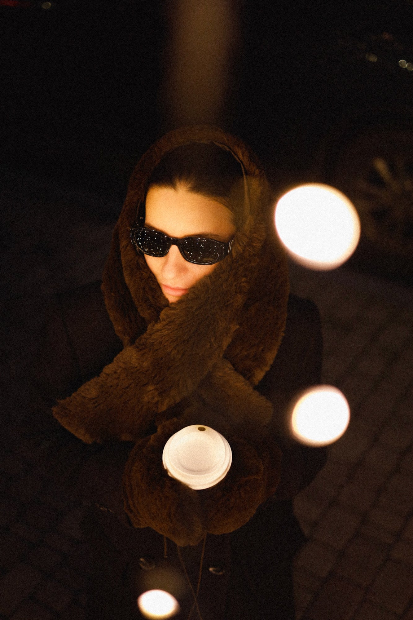 Fur Fur Chocolate Mittens