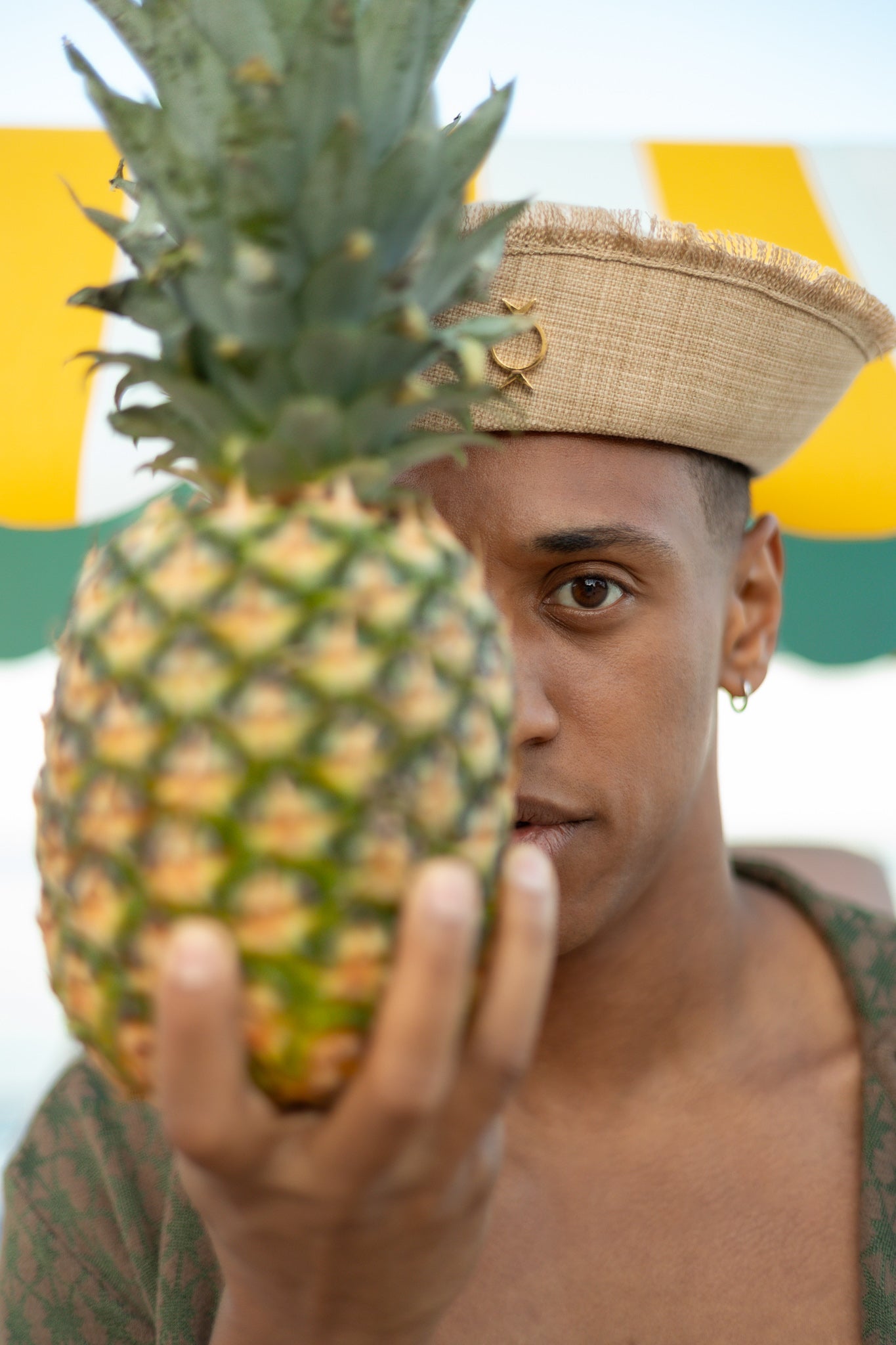 Chapeau de Mer en Lin Sable