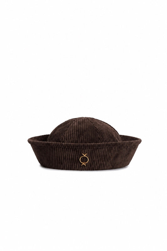 Brown Velvet Sea Hat
