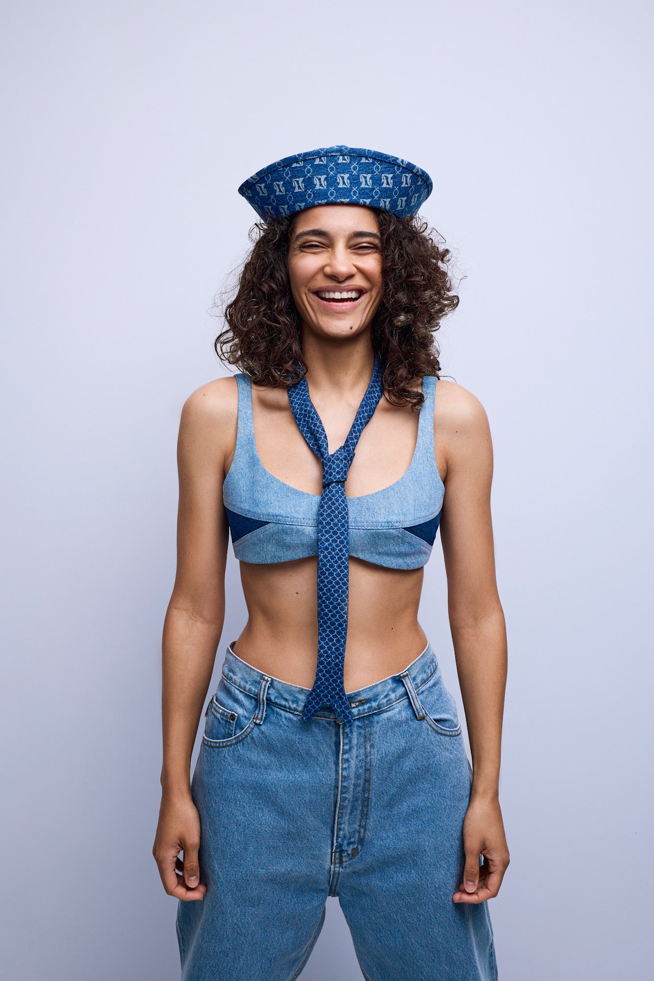 Jeans Fish Tie