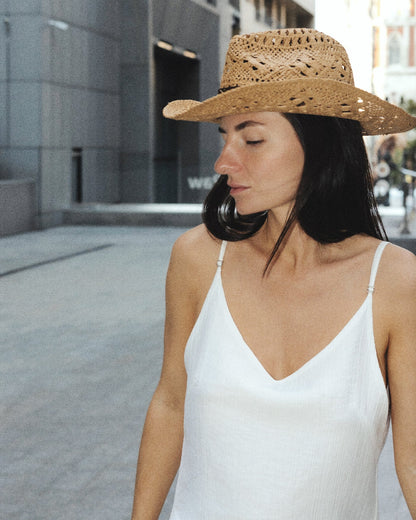 Cowboy Raffia Hat Soloma