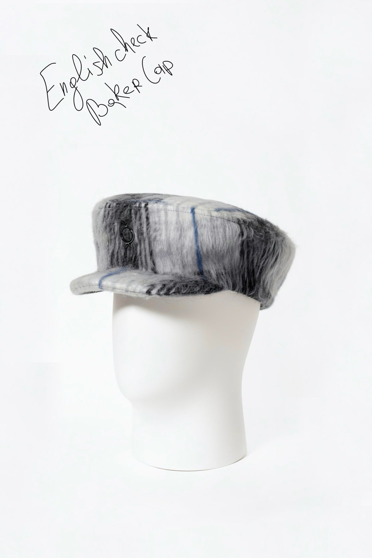 English Check Baker Cap