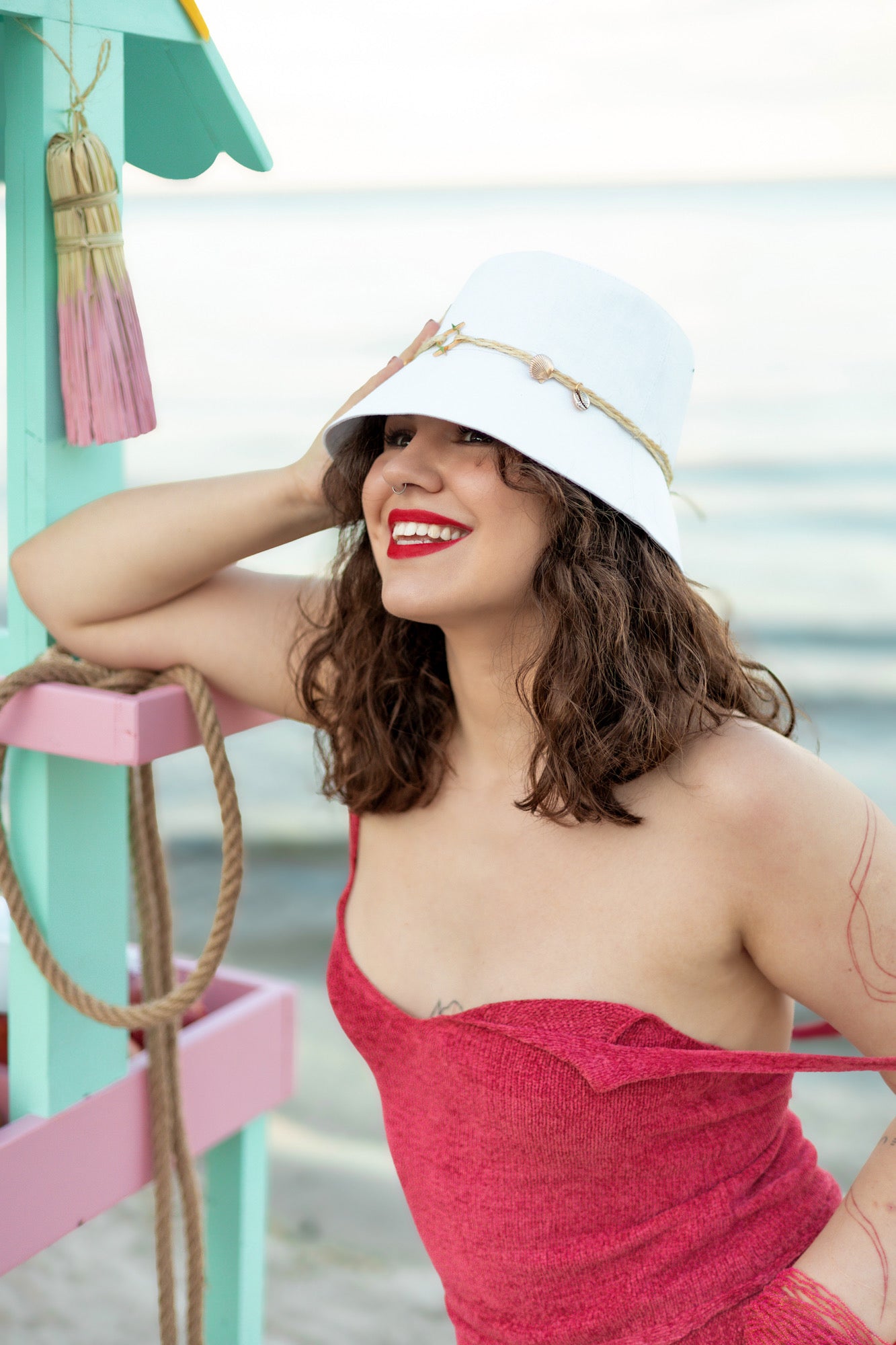 Air Linen Bucket Hat