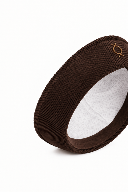 Brown Velvet Sea Hat