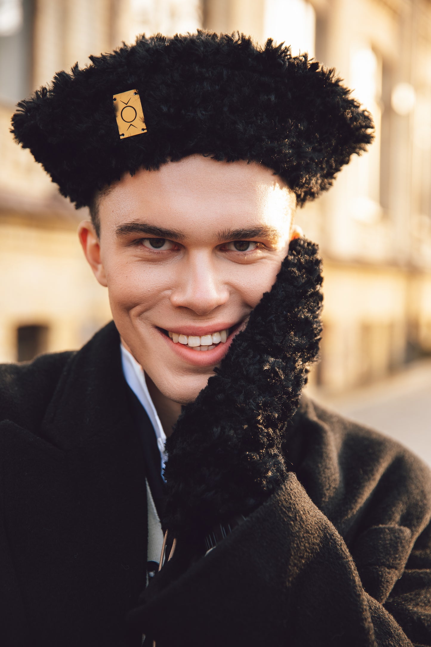 Black Lamb Mittens