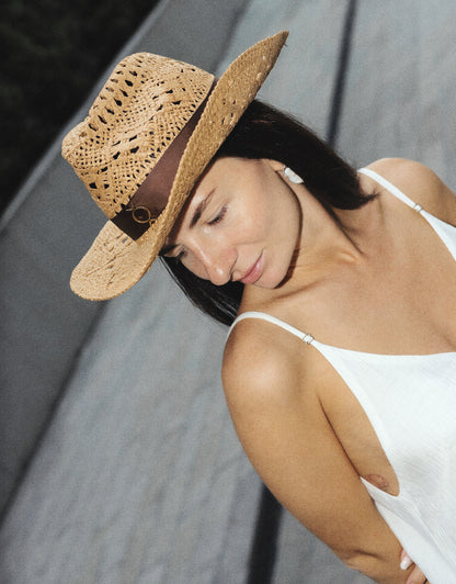 Cowboy Raffia Hat Soloma