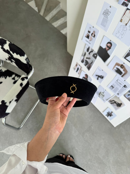 Black Velvet Sea Hat