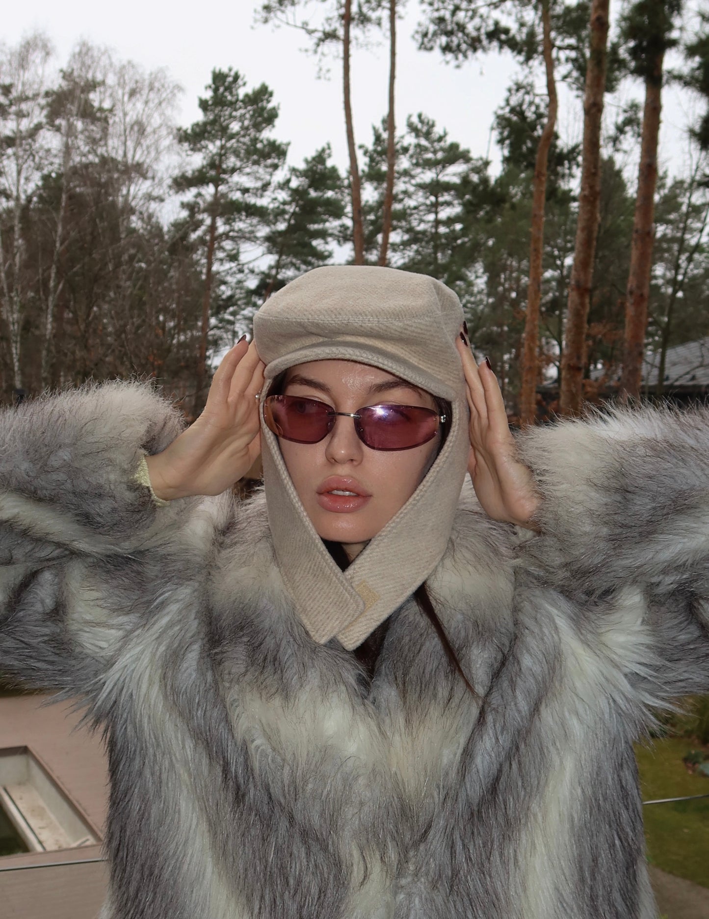 Kepi Beige з Вушками