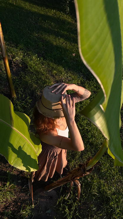 Sand Linen Bucket Hat