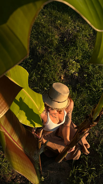 Sand Linen Bucket Hat