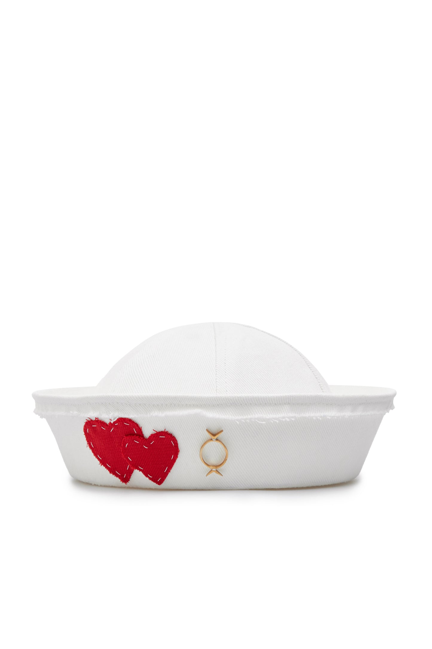 Two Hearts❣️White Sea Hat