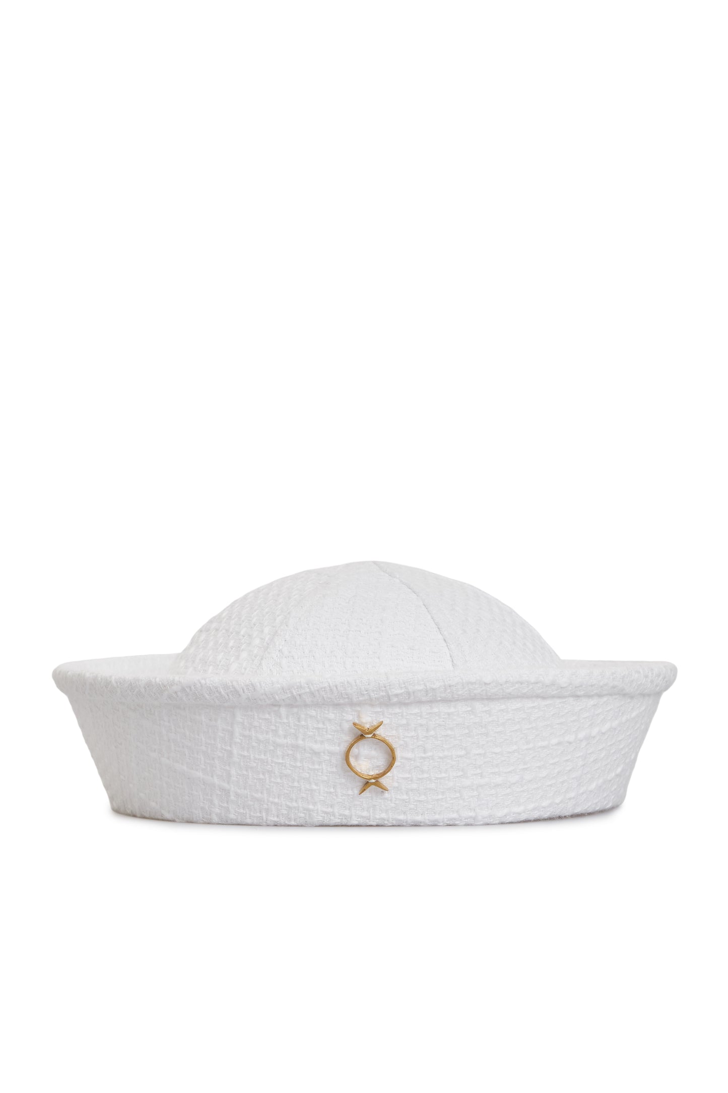 White Tweed Sea Hat