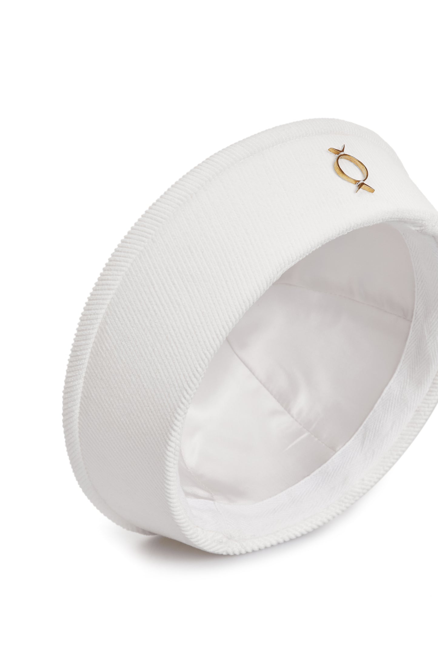 White Velveteen Sea Hat