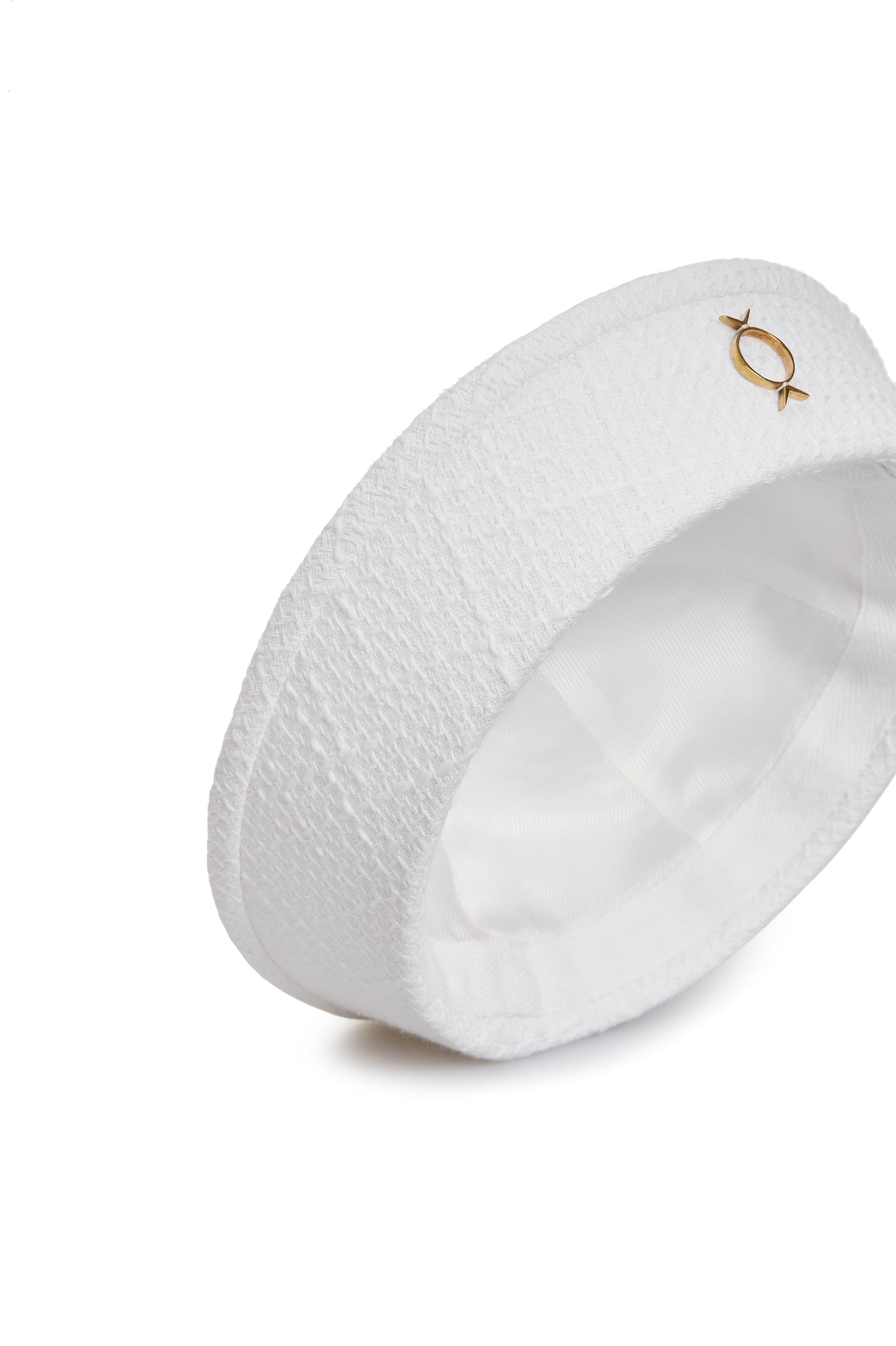 White Tweed Sea Hat