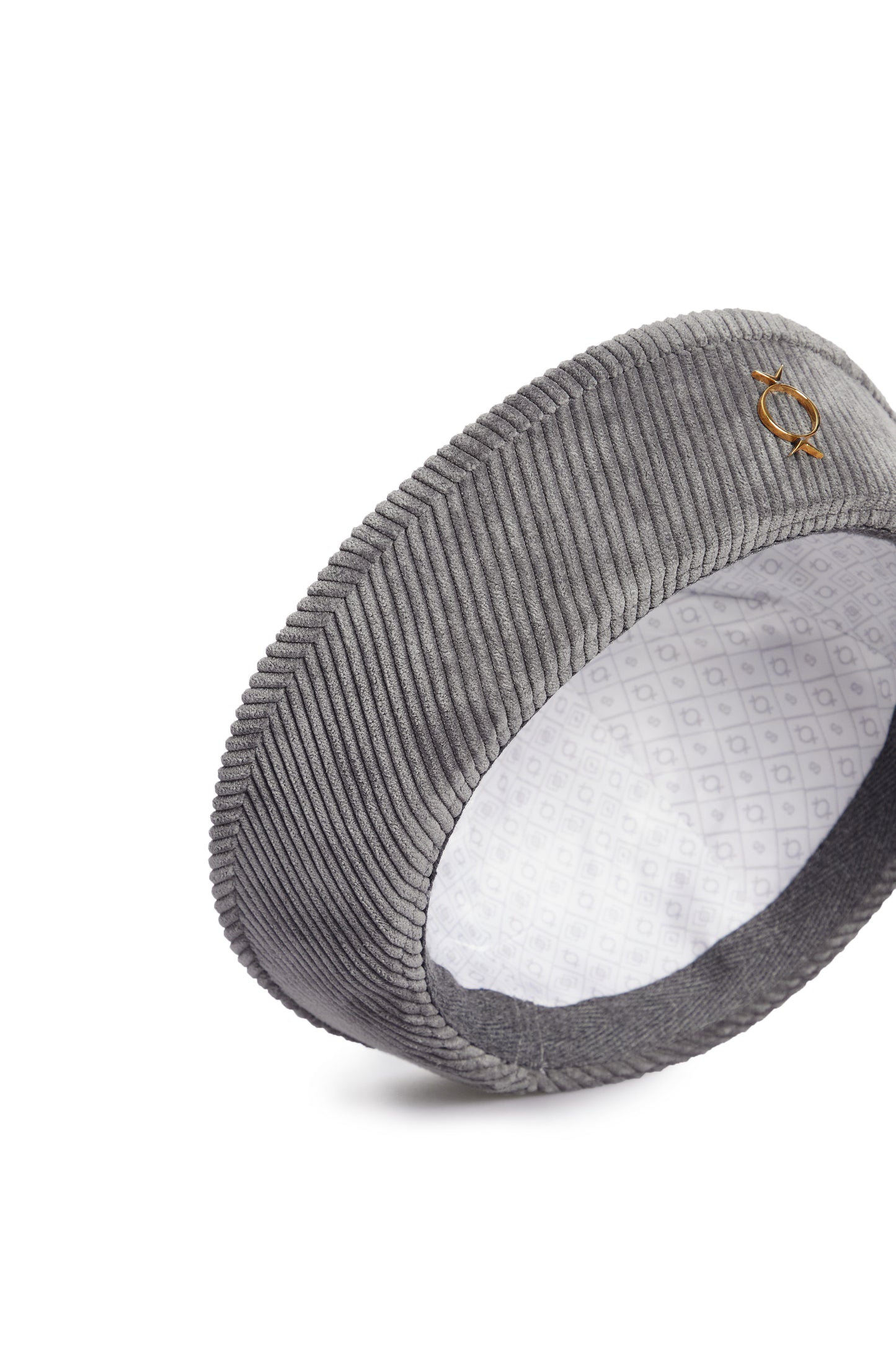 Grey Velveteen Sea Hat 