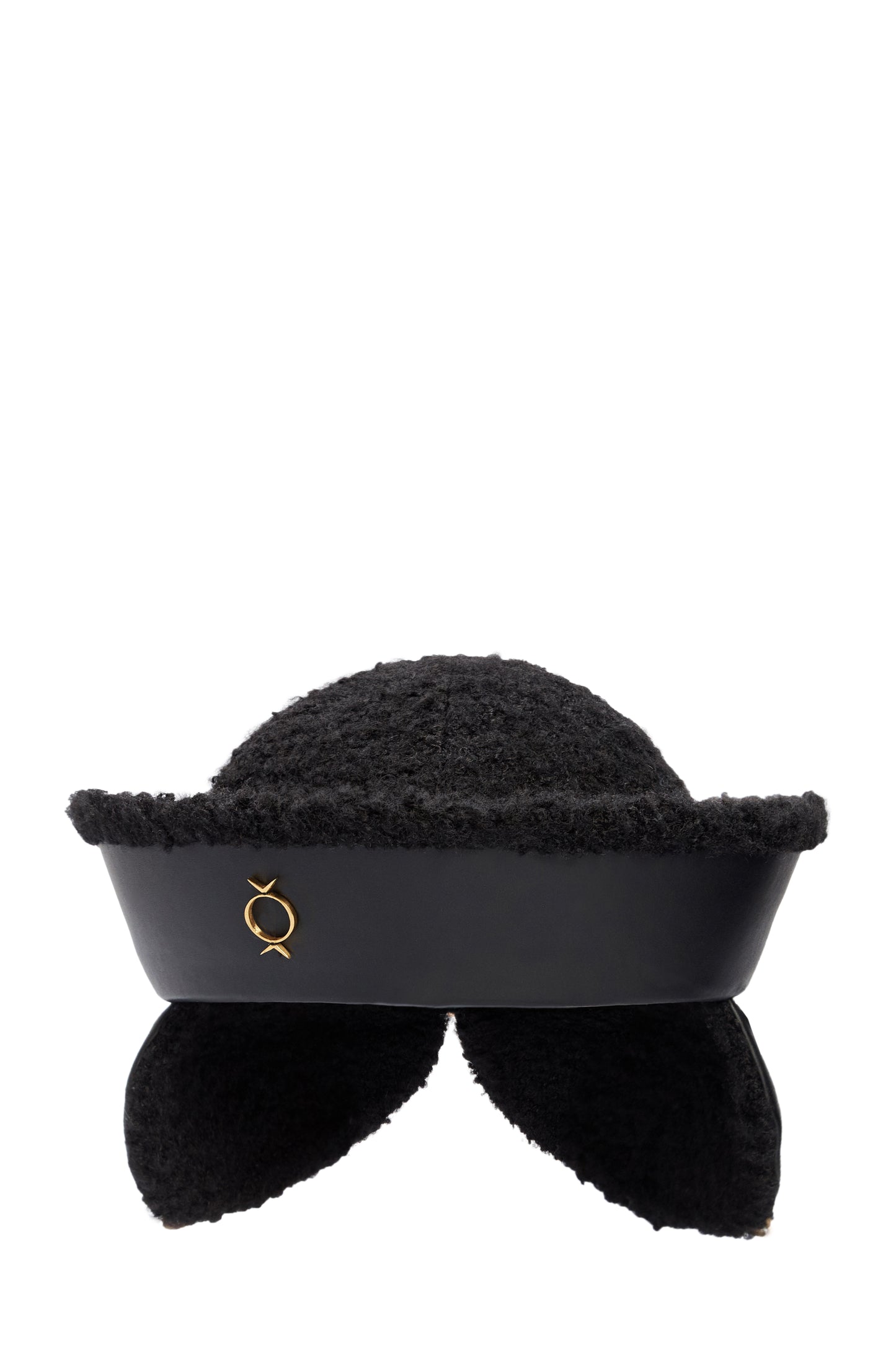 Black Winter with Earmuffs Sea Hat