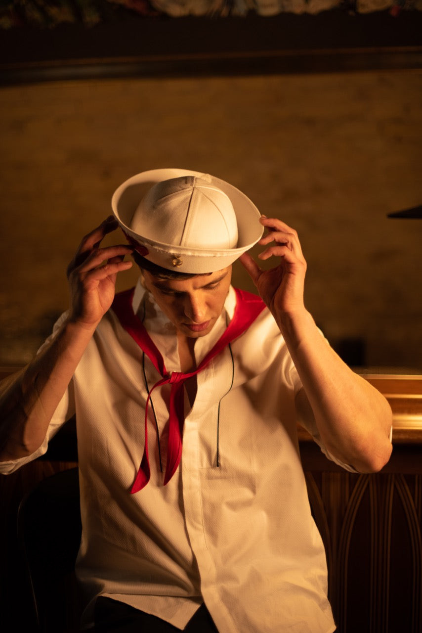 Two Hearts❣️White Sea Hat