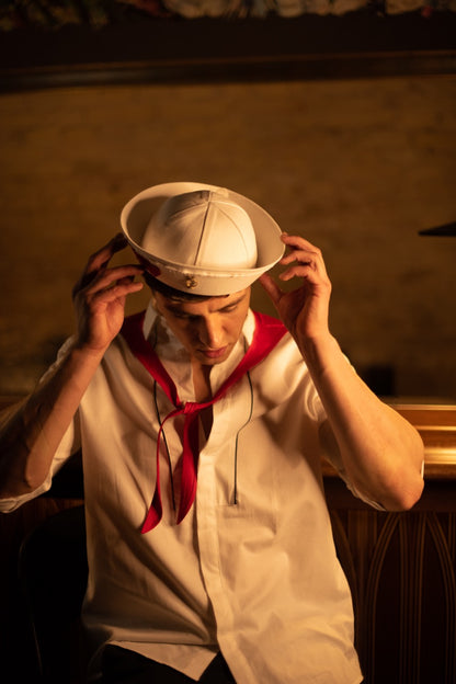 Two Hearts❣️White Sea Hat