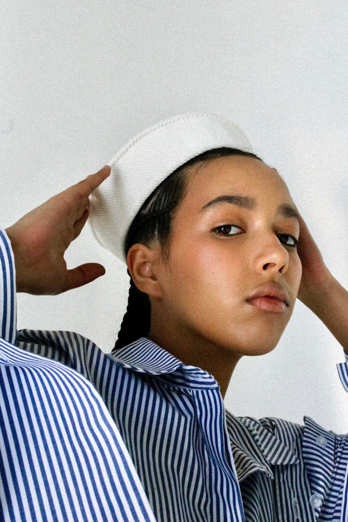 White Velvet Sea Hat